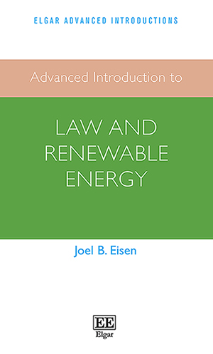 Advanced Introduction to Law and Renewable Energy